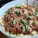 A bowl of Short Rib Ragu.