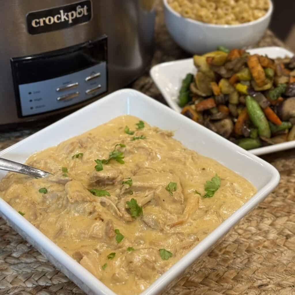 A new of crockpot honey mustard chicken.