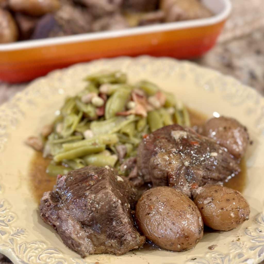 Slow Cooker Beef And Potatoes - Dinner In 321