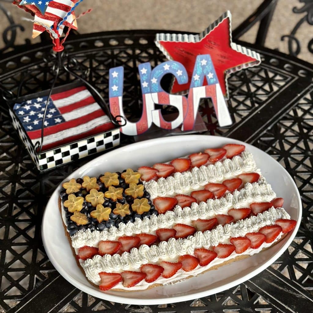 4th of July Cookie Cake - Dinner in 321