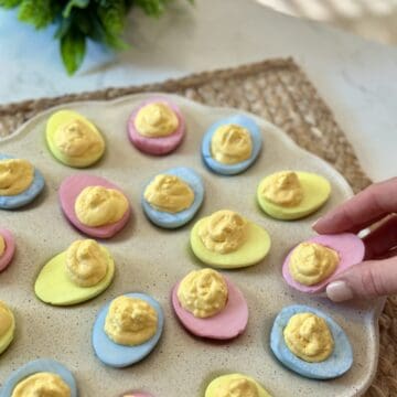 Colored Deviled Eggs - Dinner in 321