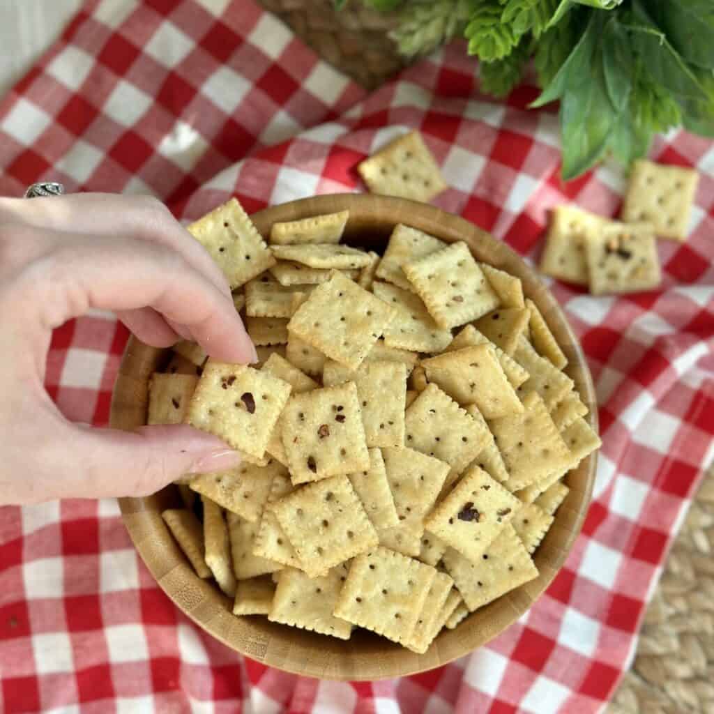 A bowl of fire crackers.