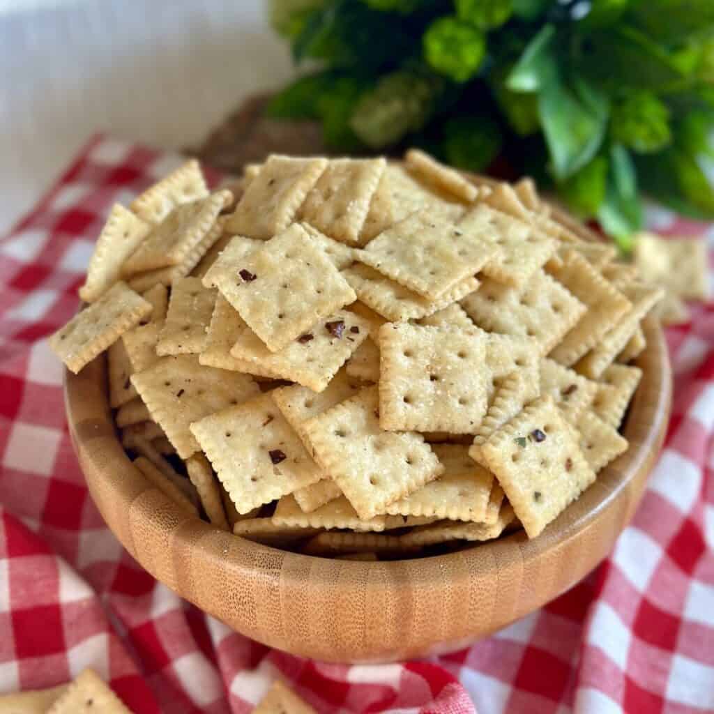 A bowl of fire crackers.